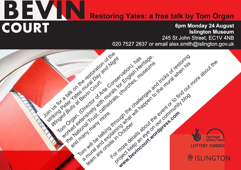 Tom Organ Talk on Peter Yates Mural Restauration