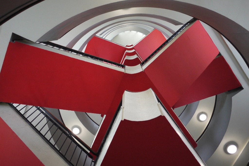 Bevin Court Staircase, 1954 Lubetkin