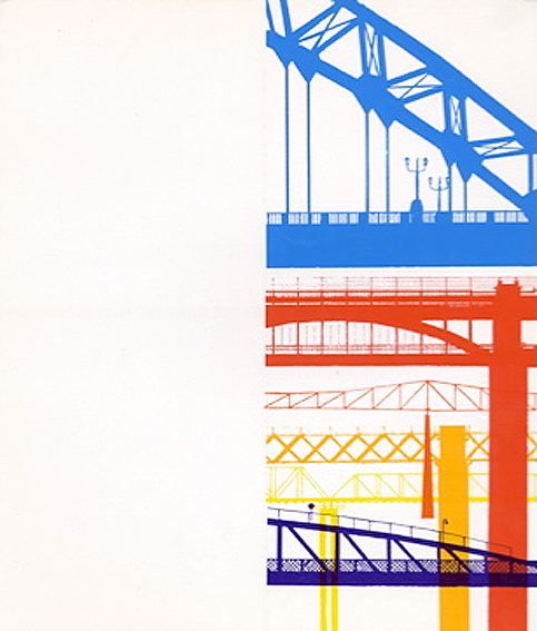 Christmas Card: 6 Bridges by Peter Yates, 19xx