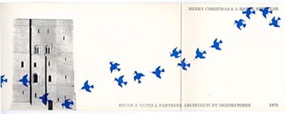 Newcastle Keep and Blackbirds by Peter Yates, 19xx