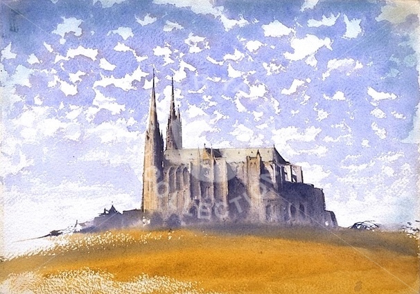 Chartres Cathedral, 1944