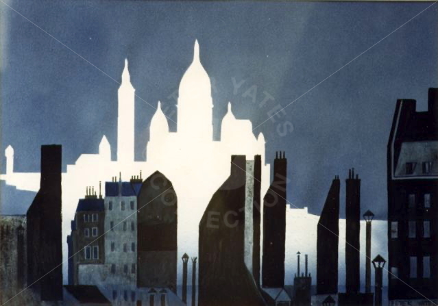 Montmartre by Night, c1945