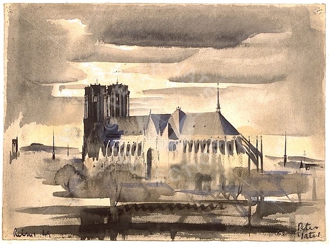 Reims Cathedral, 1944