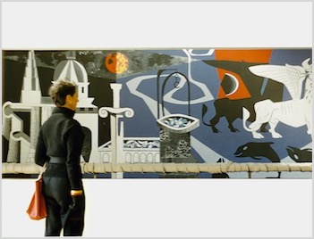 Bevin Court Mural by Peter Yates for Berthold Lubetkin, ©1954