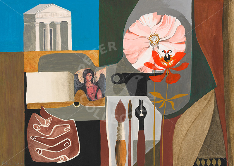 Greece for Valerie, 1979 painting by Peter Yates (1920-1982)