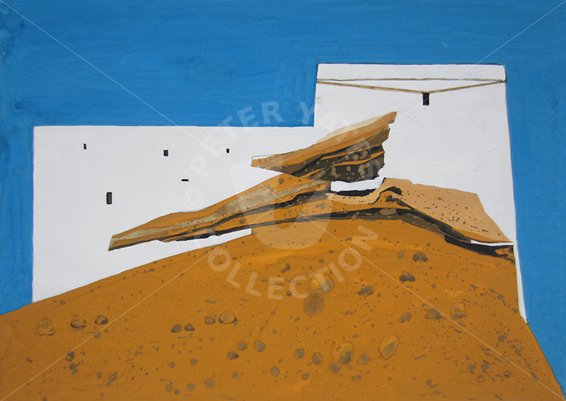 Minorca, 1974 painting by Peter Yates (1920-1982)