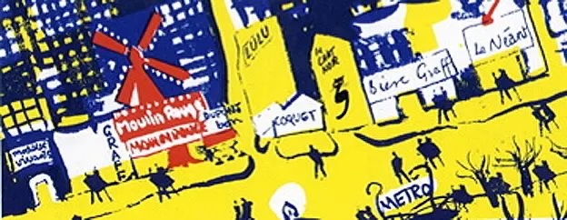 Place Pigalle Hatton Gallery Invitation, Peter Yates ©1982